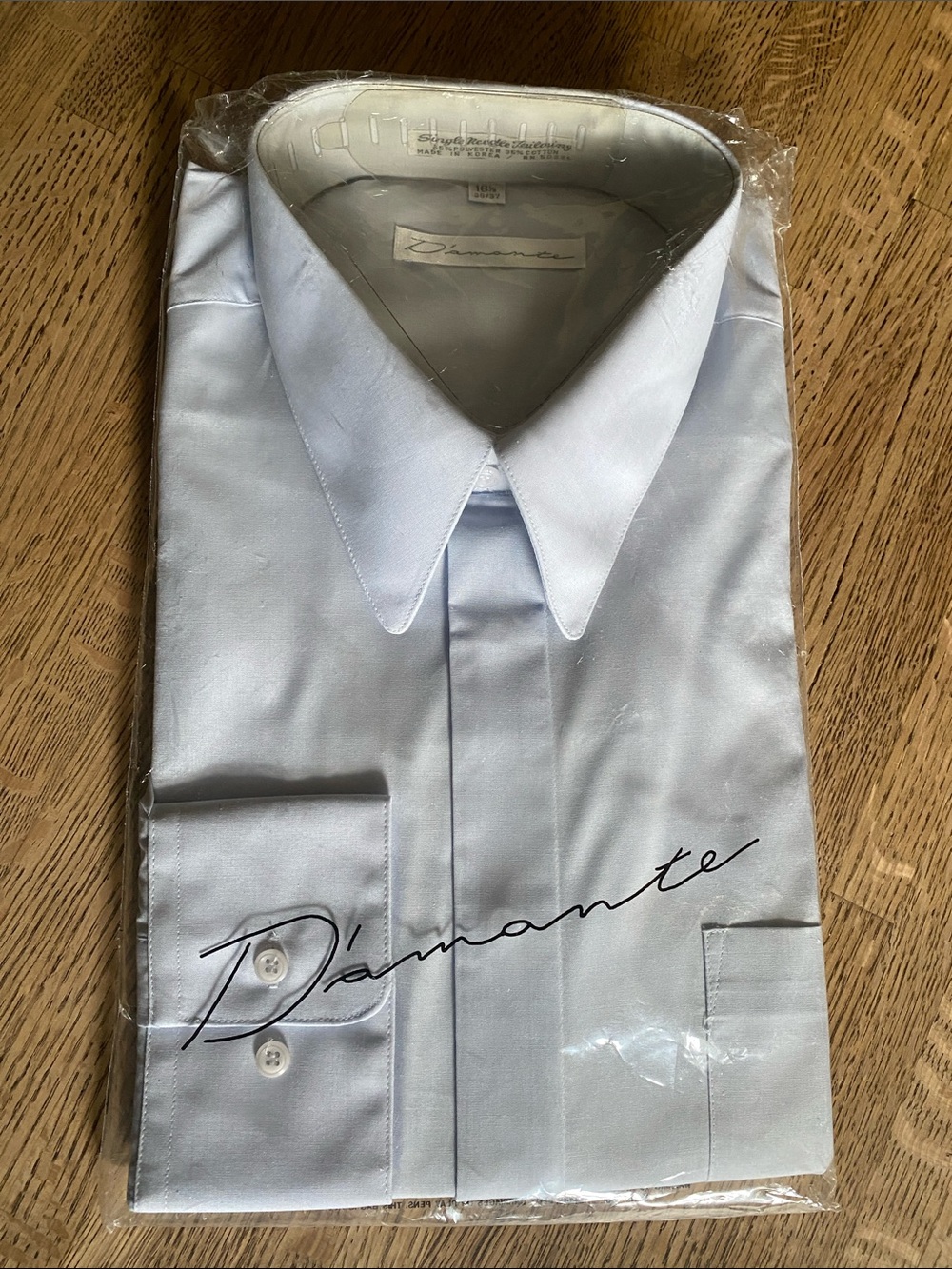 D'amante Couture Collection Long Sleeve Dress Shirt 16 1/2 (36/37)